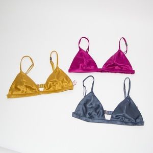 3 never worn Victoria Secret bralettes